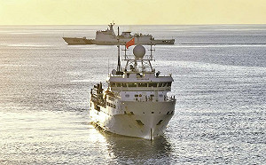 陸媒再曝擾「台灣島以東」政治野心  自詡2海警船阻擋日海保護航科考船