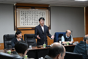 游盈隆訪視台南市選委會 勉勵堅守「十字箴言」地方公職人員選舉