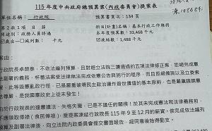 翁曉玲提案凍結卓榮泰薪水  張惇涵：很遺憾