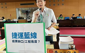 中捷藍線工期恐延至2036年 黃守達批市府報告隱匿