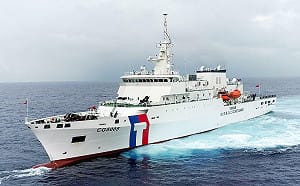 中國海警秀山艦編隊巡查「台灣以東」  海巡署駁「假執法」派台北艦監控