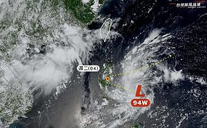 熱帶擾動94W將上演180度大迴轉！氣象粉專曝：最終將遭白海豚吞噬