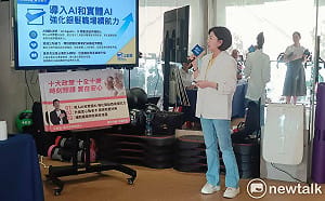 （影）王育敏辭嘉縣主委藍基層焦慮 江啟臣：尊重黨中央安排