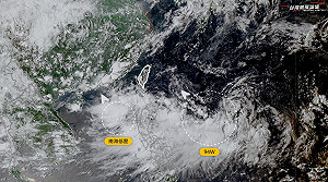雙低壓夾擊！熱帶擾動不排除通過北台 風雨時程曝光