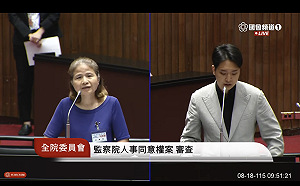 「DPP 100」多數人怎麼想？ 監委被提名人林麗瑩：我不適合回答
