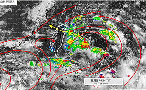 熱帶擾動94W已到台灣東部近海！專家提醒慎防明顯熱對流雷雨