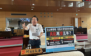 垃圾山防線又破！「3月鼠咬、5月蓋布、8月風吹爛」　何文海轟中市府：靠補丁撐5年？