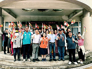 代夫出征！ 民進黨澎湖縣長參選人吳淑瑾今正式登記