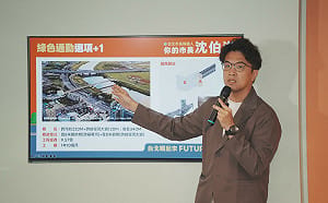 蔣市府批沈伯洋單車橋衝擊內湖交通 他打臉：藍議員都說只能騎腳踏車！你的解方呢？