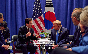 美韓領袖會談在紐約舉行 李在明與川普討論戰時作戰指揮權、北韓等議題  