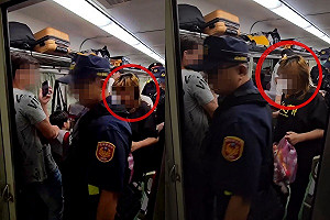 無票搭自強號還占位！車廂吸菸勸阻無效 女遭解約被警請下車