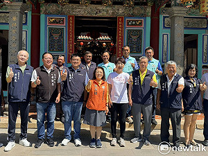 綠營「雙姝」跨海拚第一！陳亭妃助陣吳淑瑾 相約當選爭取台南澎湖航班