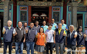 綠營「雙姝」跨海拚第一！陳亭妃助陣吳淑瑾　相約當選爭取台南澎湖航班