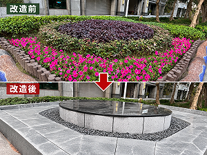 北市不只砍樹！仁愛路花圃成石材展示 高嘉瑜批：一點綠意都沒了