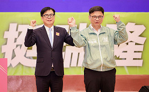 陳其邁站台力挺賴瑞隆  提過往轟韓國瑜如「愛情詐騙集團」