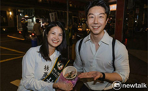 政壇CP再掀話題！林亮君、吳崢競總同框冒粉紅泡泡　網嗨喊：甜度爆表