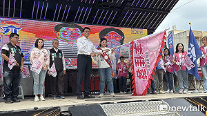 藍白同台力挺 謝龍介李佳蓉聯合競選服務處成立 拚大南科關鍵一席