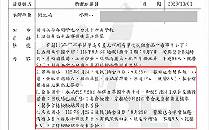 北市營養午餐食安再爆疑雲！簡舒培抓「時間差」：哪份報告正常？