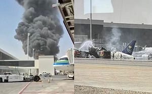 沙、伊首度公開接觸! 十年來最慘重 胡塞猛轟沙首都機場 伊外長稱將協調