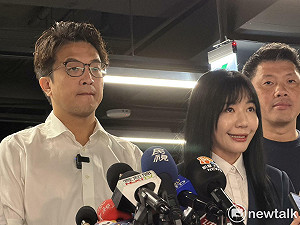 遭綠除名參選人緊跟沈伯洋車掃 吳沛憶：他們很多宣傳造成民眾混淆