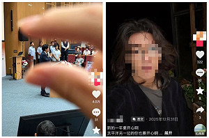 中國學生Po捏頭照喊「小小賴清德拿下」網友要求遣返 陸委會：有收到檢舉