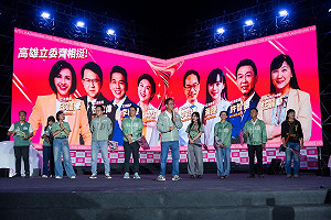 賴瑞隆競選總部正式成立 鳳山首場大造勢10立委力挺 展現大團結勝選氣勢