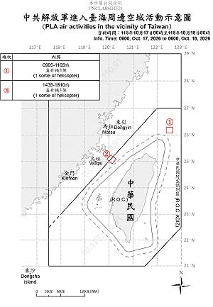 共機2架次逾越台海中線！共艦5艘、公務船9艘持續擾台 國軍嚴密監控