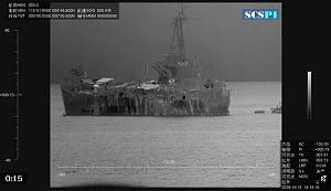 中國智庫指控菲律賓仁愛礁擱淺艦「馬德雷山號」傾倒垃圾污染海域