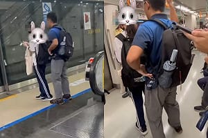 高捷男子疑騷擾女學生！捷警已調影像查證 網：男子是慣犯