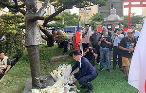 迎安倍昭惠五訪紅毛港保安堂 林智鴻：鳳山已成台日交流重點區