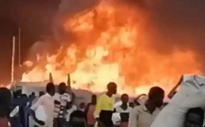 無人機襲蘇丹市場釀大火! 附近燃料庫遭擊中 至少153人死亡