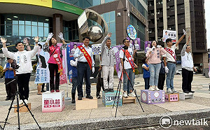 謝龍介授戰旗拚里長議員全壘打　邀對手辯論市政正面回應黑金問題