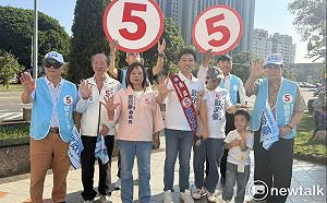 歐政豪抽中5號喊「五告讚」 盼延續曾培雅21年議員服務精神