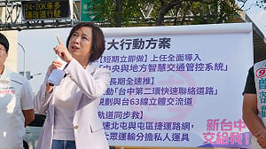 何欣純端塞車解方 導入AI智慧管控台74線車流