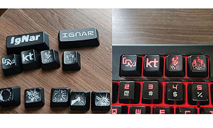 《英雄聯盟》IgNar曬粉絲禮物 專屬隊伍鍵帽超用心