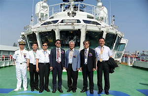 「勵進」研究船啟用 探索海洋邁步