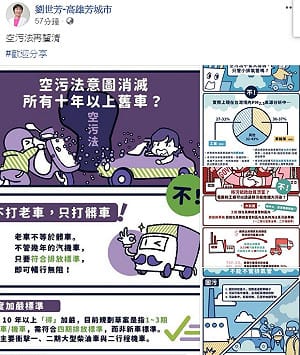 空汙法三讀打壓機車族？！劉世芳：修法被傳言扭曲了