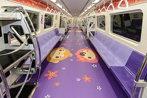 桃園機捷再出招！ㄚ桃園哥彩繪列車鮮豔登場