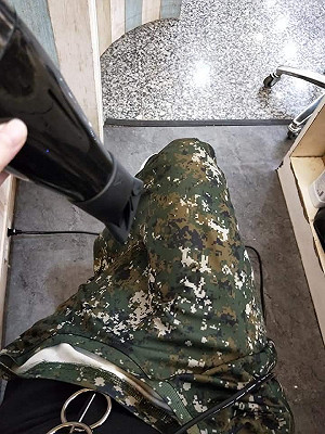 「把你借給災民」！網友：軍人老公衣服未乾 又去救災了