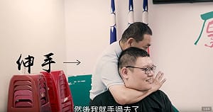 慶祝記者節 侯友宜示範「友宜拳」致哀聲遍野（影）