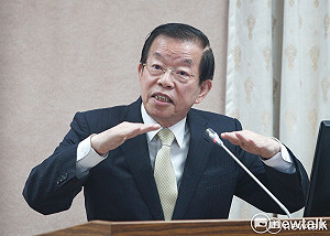 戴台日友好口罩投票 謝長廷：台灣的委屈 逐漸受到國際肯定
