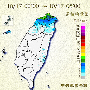 今又濕又涼！北部東北部外島最低溫僅19度 局部大雨或豪雨