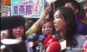 李佳芬掃街 直斥辦學租地被選舉操作