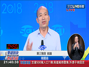 辯論後深夜告白 韓國瑜：我背不出每一數字但看得出問題