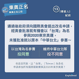 西區老二觀點》以謊言裹脅選手的中華台北奧會
