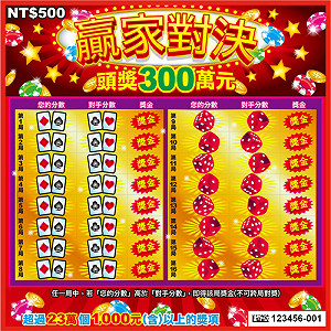 總獎金超過24億！台彩迎元宵5款刮刮樂今上市