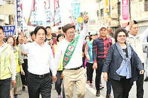 賴清德、黃偉哲陪同投票 郭國文：責任重大而戰戰兢兢