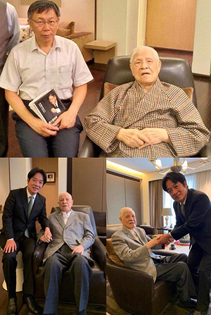 柯文哲、賴清德前後拜訪李登輝 吳祥輝點出「服裝」露兩面情