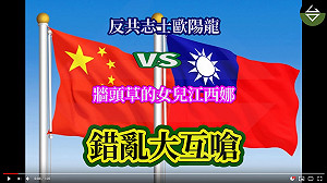 (影) 網友後製影片kuso 把歐陽娜娜放進歐陽龍的反共劇