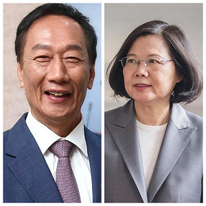民主不能當飯吃? 蔡英文：郭台銘專精成本利潤不懂民主價值